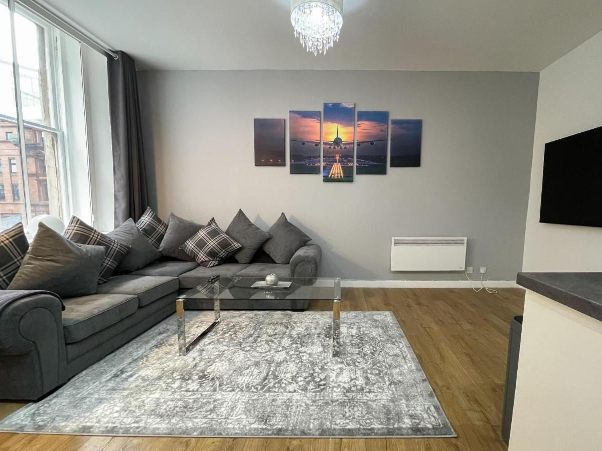 Exquisite 2Br Flat Near Central Train Station Glasgow Bagian luar foto